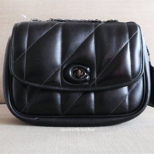*NWT* COACH PILLOW MADISON SHOULDER BAG - BLACK